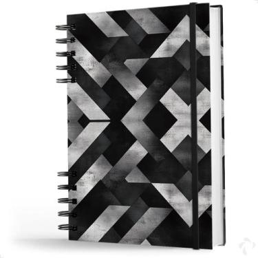 Imagem de Caderno De Anotações Capa Dura Coleção Black Steel Gris - NISTI PRINT