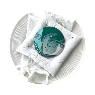 Imagem de Broche De Metal Macio Personalizado Amine B-Blues Locks Em Folha De Fl