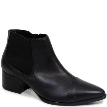 Imagem de Bota Chelsea Em Couro Salto Bloco Luiza Barcelos 10520029-Feminino