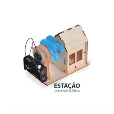 Imagem de Brinquedo de montar educaplay linha maker - polibrinq -, ESTAÇÃO