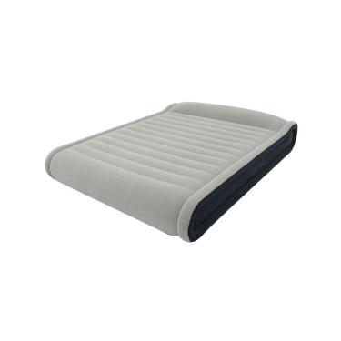 Imagem de Colchão Inflável King Brunei com Superfície Aveludada e Altura Extra Dimensionada Cinza King