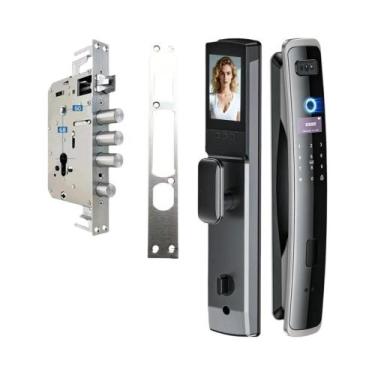 Imagem de Fechadura Inteligente Com Reconhecimento Facial 3D, Impressão Digital,