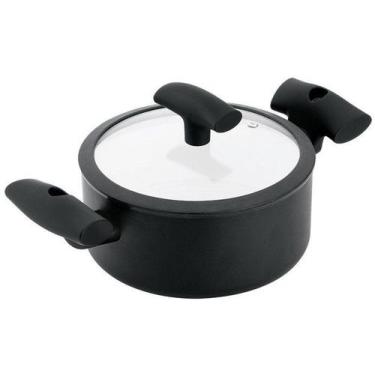 Imagem de Caçarola Hércules Antiaderente com Tampa Preta - 2L PA300-C18PR, 2L, P