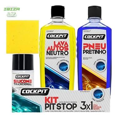 Imagem de Lava auto kit 3 itens cockpit