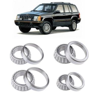 Imagem de Rolamentos Diferencial Dianteiro Grand Cherokee de 1993 até 1998 Dana 