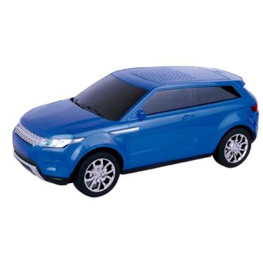 Imagem de Mini Caixa de Som Portátil Formato Carro SUV Música Cor:Azul - Dolce M