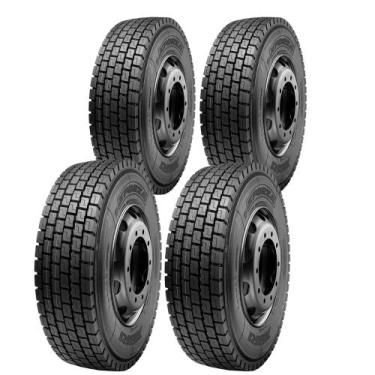 Imagem de Kit 4 Pneus 235/75R17.5 Borrachudo 18 Lonas 143/141J Xforza Xbri