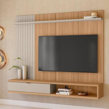 Imagem de Painel para TV ate 75 Polegadas 1 Porta Sintra Linea Brasil