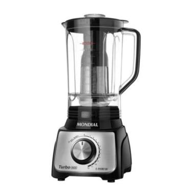Imagem de Liquidificador Turbo Mondial 12 Velocidades Black 1100W Potente com Ja