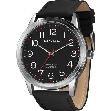 Imagem de Relógio Lince Masculino MRCH188L46 Clássico Couro-Masculino