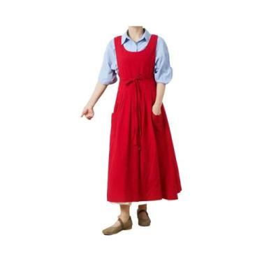 Imagem de Avental Retro De Algodão Para Mulheres, Ideal Para Cozinha, Confeitari
