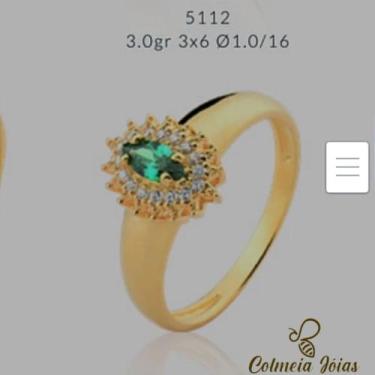 Imagem de Anel de formatura feminino - COLMEIA JÓIAS, Contabilidade, +-4gr