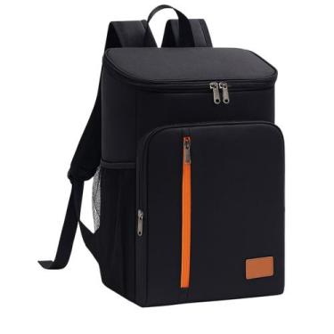 Imagem de Mochila Térmica Cooler Bag 23 Litros Praia Impermeável - Sport, Preto