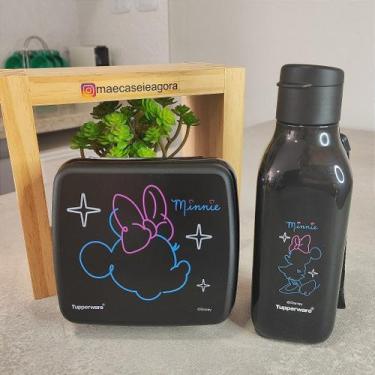 Imagem de Kit 2 Peças Minnie Colors - Eco 500 ml e Porta Sanduíche Tupperware