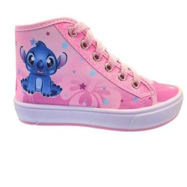 Imagem de Tênis Casual Cano Alto Meninas Infantil Stit Ortobessa, Rosa, 31/32
