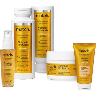 Imagem de Combo Match Nutrição Profunda (5 itens) - Cabelos 