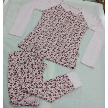 Imagem de Pijama feminino tamanho P 100% algodão - Elo pijamas