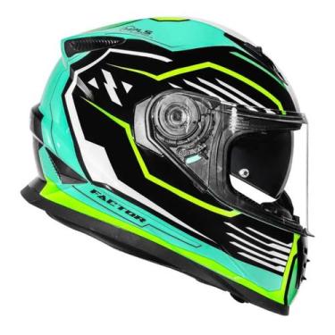 Imagem de Capacete moto norisk ff302 soul ii factor black/yellow preto amarelo v