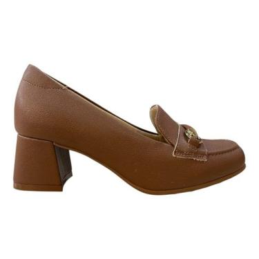 Imagem de Sapato Scarpin Feminino Modare Casual Ultraconforto Salto Bloco Médio 