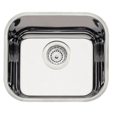 Imagem de Cuba Tramontina Aço Inox Alto Brilho 20,5L Embutir Bancadas Pias Cozinha Modelo Lavínia 40 BL