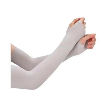 Imagem de Aquecedores de Braço Unissex com Proteção UV - Ideal para Corrida, Pes