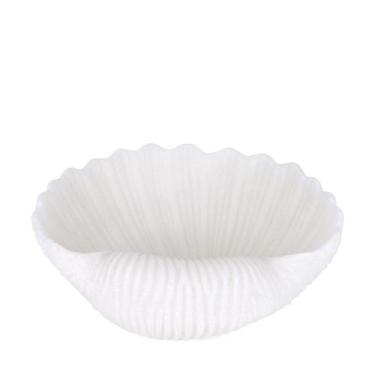 Imagem de Centro de Mesa Decorativo em Poliresina Branca 30cm 22452 Mart