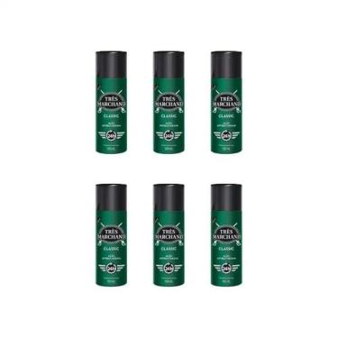 Imagem de Kit 6 Desodorantes Classic Très Marchand 100ml