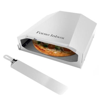 Imagem de Forno de Pizza para Fogão Inbox Portátil Saro em Aço Inox
