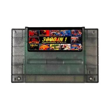 Imagem de Cartão TF De 8GB SNES 3000 Em 1, Cartucho De Jogo SFC V12 Para Acessór