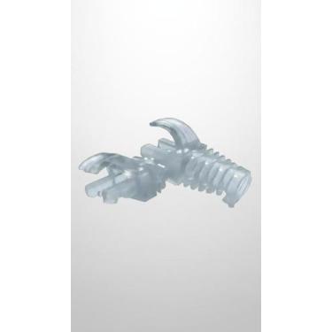 Imagem de Conector RJ45 Capa Protetora Cat5e/6 Transparente 100un - Congratulati