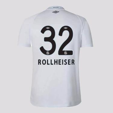 Imagem de Camisa Umbro Santos I 2025 32 Rollheiser, EG