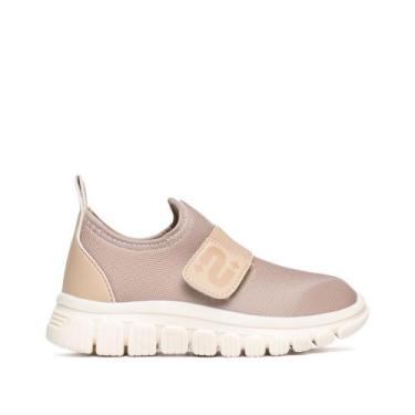 Imagem de Tênis Infantil Novopé Soft Sport Calce Fácil Bege/Off White, Bege, 22