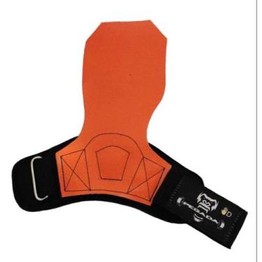 Imagem de Luva Hand Grip Cross CF laranja protetor palmar ginástica Pronta Entre