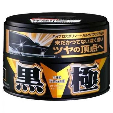 Imagem de Cera Automotiva Extreme Gloss Black 200G para Cores Escuras Brilho Extremo Proteção UVA UVB SOFT99