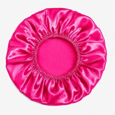 Imagem de Touca de Cetim Simples para Cabelo Antifrizz com Elástico Confortável 