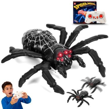 Imagem de Aranha de Brinquedo Nurcazo com Controle Remoto para Escalar Paredes e