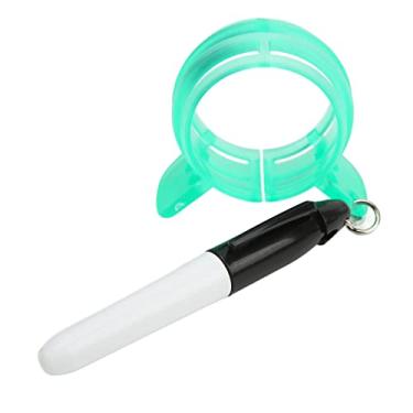 Imagem de Marcador de linha de bola de golfe, dispositivo compacto de desenho de linha de golfe, plástico de secagem rápida para uso geral(verde)