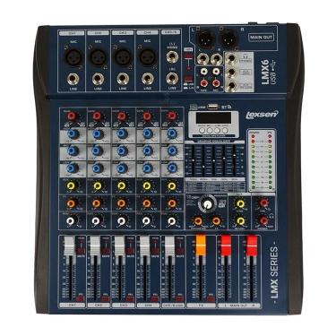 Mixer De Som 6 Canais Studio Link 6 Probass Usb Pc Bluetooth - PRO