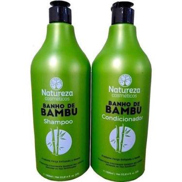 Imagem de Kit Banho De Bambu Natureza - Shampoo 1 Litro E Condicionador 1 Litro