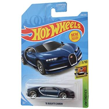 Imagem de Hot Wheels Exotics 7/10 '16 Bugatti Chiron 236/250, Blue