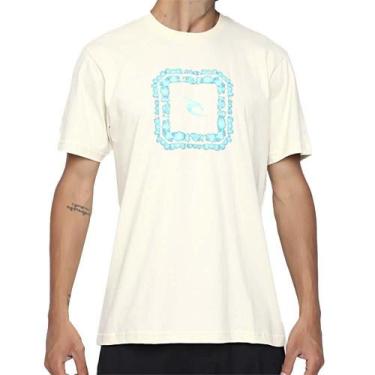 Imagem de Camiseta Rip Curl 10M Icon Tee Masculina Off White
