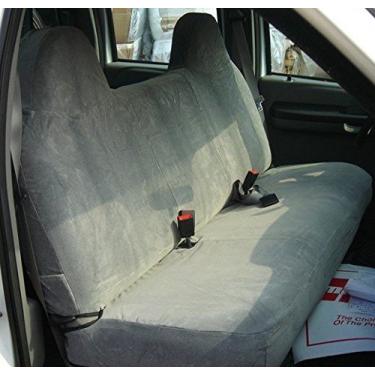 Imagem de Capas de assento Durafit feitas para servir no banco dianteiro sólido 1999-2007 Ford F250-F550 com ajuste exato e capas de assento personalizadas Camo Endura