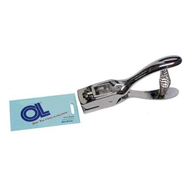 Imagem de Furador com fenda para anexos em cartões de identificação e crachás (orifício: 15 mm x 3 mm) portátil [Não é para cartões de PVC ou poliéster]
