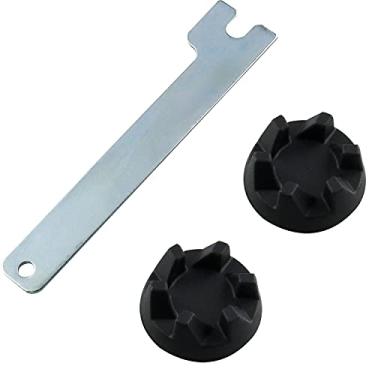 Imagem de ZZHXSM Acoplador de unidade de liquidificador 9704230 com kit de chave inglesa peças de reposição compatíveis com driver KitchenAid KSB5WH KSB5 KSB3, substitui WP9704230VP WP9704230 PS11746921