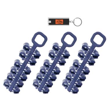 Imagem de Pacote com 3 árvores de bocal de rotor Rain Bird série 5000, RainBird 5000RCTREE serve para 5000 5004 4252NZLPK, 42SA+, 52SA, série 42SA, ângulo baixo e cortina de chuva, inclui chaveiro de luz LED