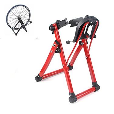 Imagem de Yajun Suporte de reparo de bicicleta para manutenção de suporte mecânico doméstico para bicicleta de 61 a 71 cm, vermelho