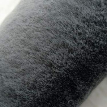 Imagem de Tapetes de área falsos fofos, pilha curta antiderrapante e lavável tapete macio cor sólida para sala de estar quarto estudo banheiro varanda tapete de cabeceira, cinza escuro, 80 * 120 cm