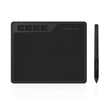 Imagem de GAOMON Tablet gráfico S620 com caneta de 16,5 x 10 cm com 4 teclas expressas e caneta sem bateria para desenho digital e jogos em dispositivos Windows, Mac OS e Android