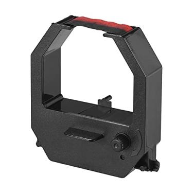 Imagem de LUGU Cartucho de fita de relógio de ponto vermelho cores de tinta preta pa escritório máquina de g vador de relógio de ponto eletrônico