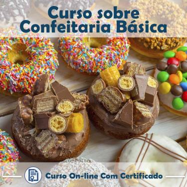 Imagem de Curso online em videoaula sobre Confeitaria Básica com Certificado + 2 brindes